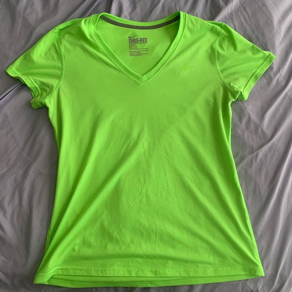 Nike Tops - Nike Green Dri-Fit Tee